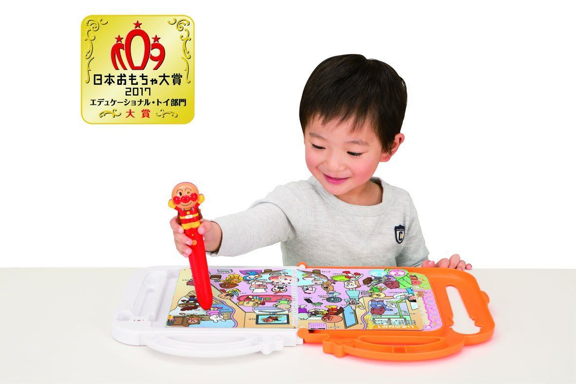 在庫処分 アンパンマン にほんご えいご 二語文も! アンパンマン おしゃべりいっぱい! ことばずかんSuperDX 260×290×45mm