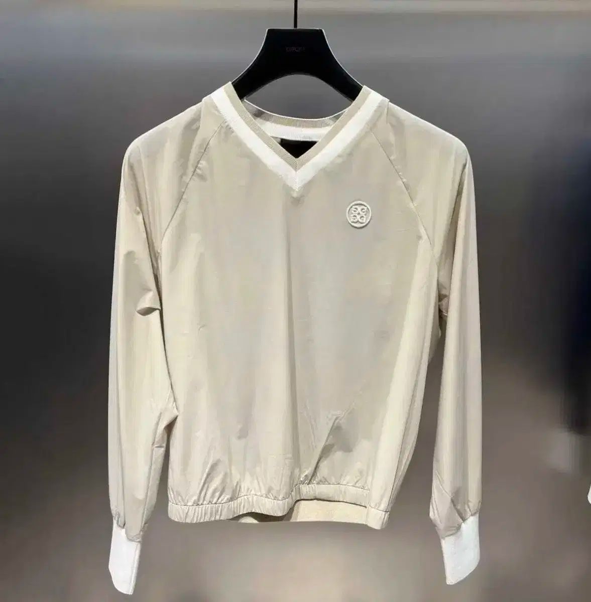 G FORE Vネック ウーブン ミックス ニットTシャツ Mサイズ LLC-HASEGAWATOSO_COM