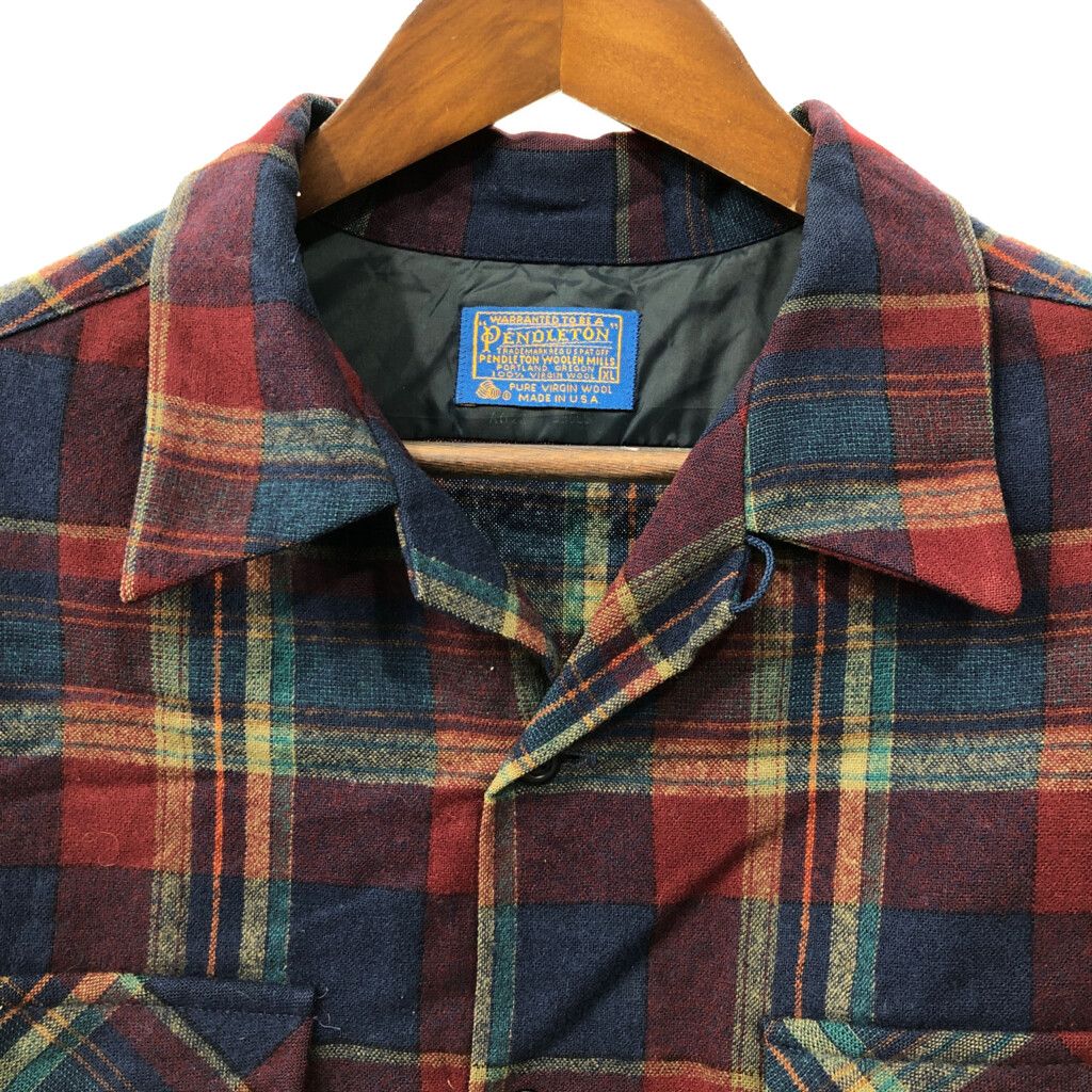 PENDLETON / 長袖シャツ/M/ウール/マルチカラー/チェック// PENDLETON◇長袖シャツ/XL/ウール/マルチカラー/チェック Pendleton