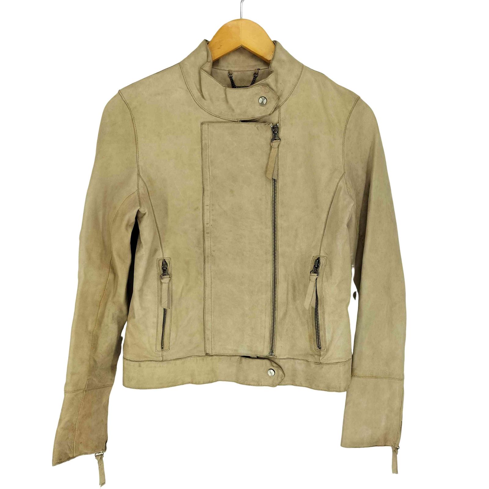 ギャップ Gap OLD レザーライダースジャケット レディース S