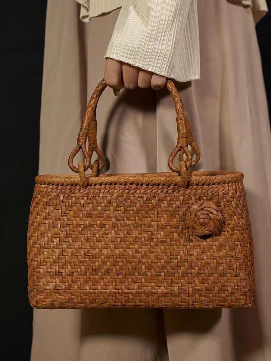 送料無料! 品 職人手作り 自然 山葡萄かごバッグ 手編み山葡萄籠バッグ バスケット籐かご 自然の ランキング