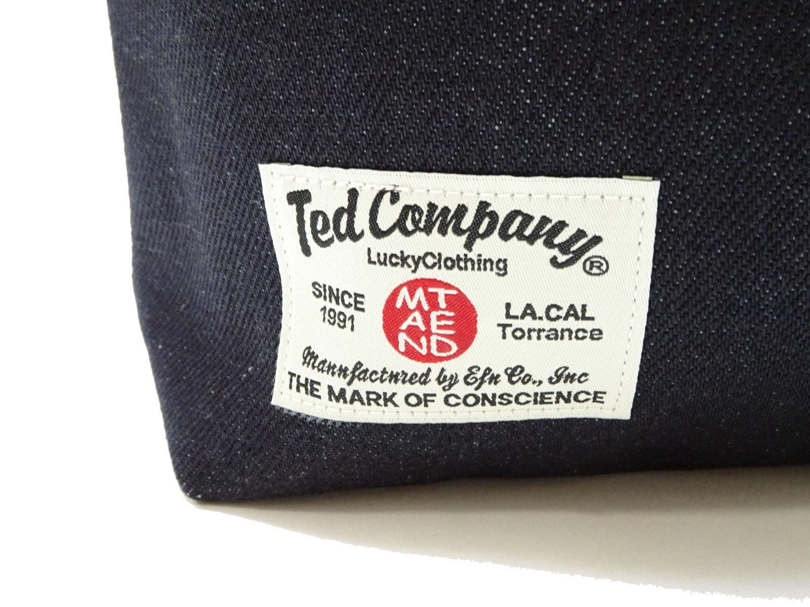 テッドマン 23ozデニム トートバッグ TEDMAN ショルダーバッグ 鞄 