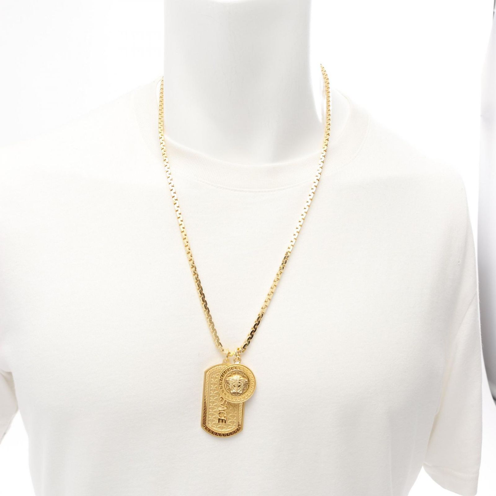 VERSACE ネックレス メドゥーサ プレート ゴールド | ヤマダウェブコム