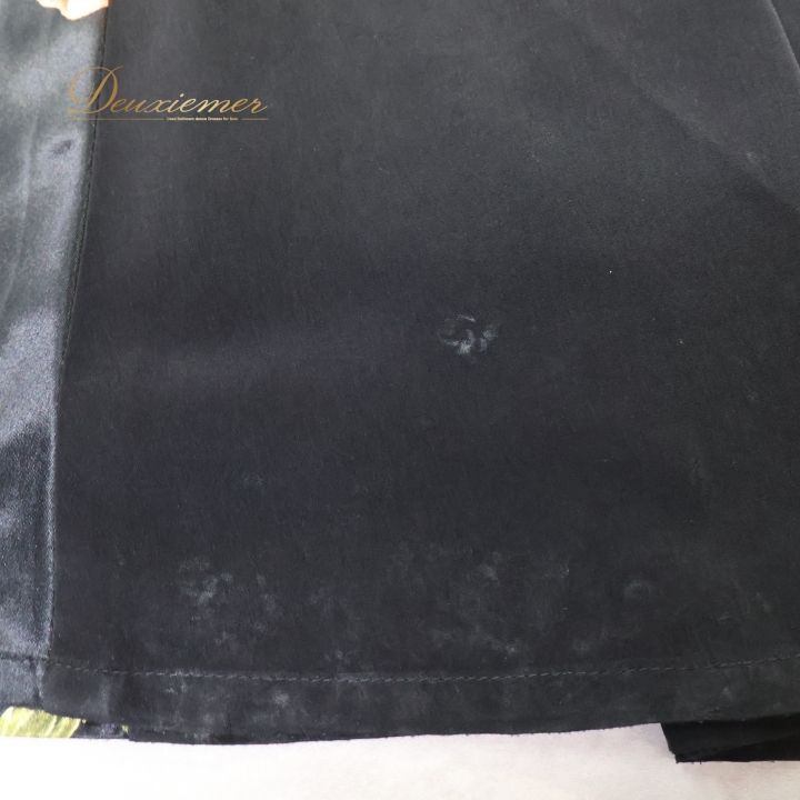 フラメンコ 衣装 ファルダ スカート 黒 花柄 レッスン 練習着 軽い