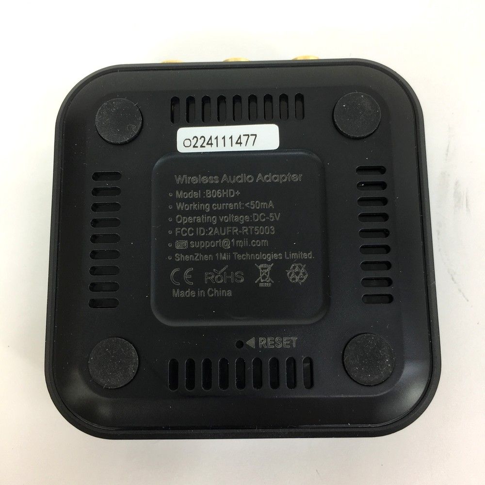 【新品未開封】1Mii  B06HD+ Amazon.co.jp: 1Mii Bluetooth 5.1レシーバー 3.5mm AUX＋RCA