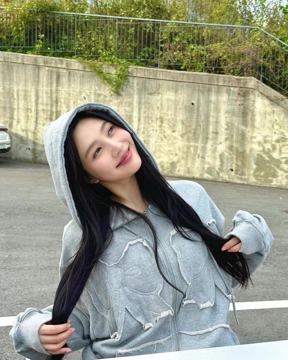 YOUHEE 韓国 大人気 パーカー YOUHEE RIBBON HOOD ZIP-UP 3COLOR