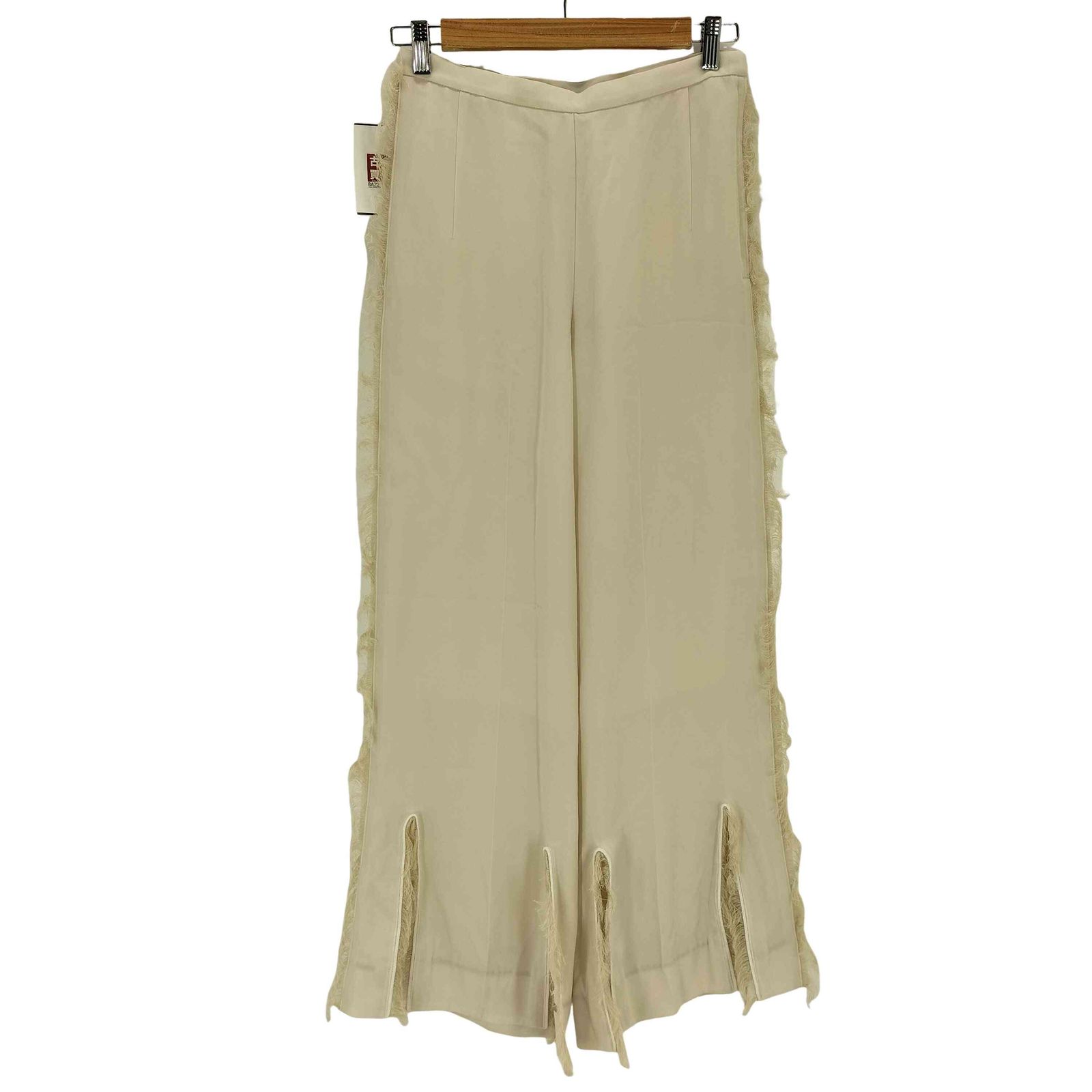 トーガプルラ TOGA PULLA ジョーゼットフリンジワイドパンツ  