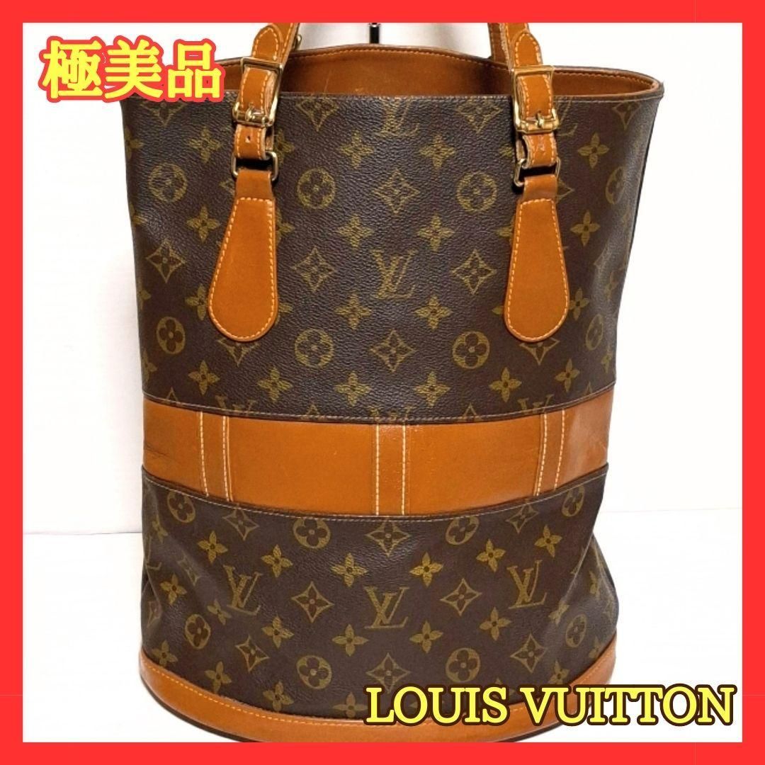 極美品】LOUIS VUITTON モノグラム バケットGM トートバッグ
