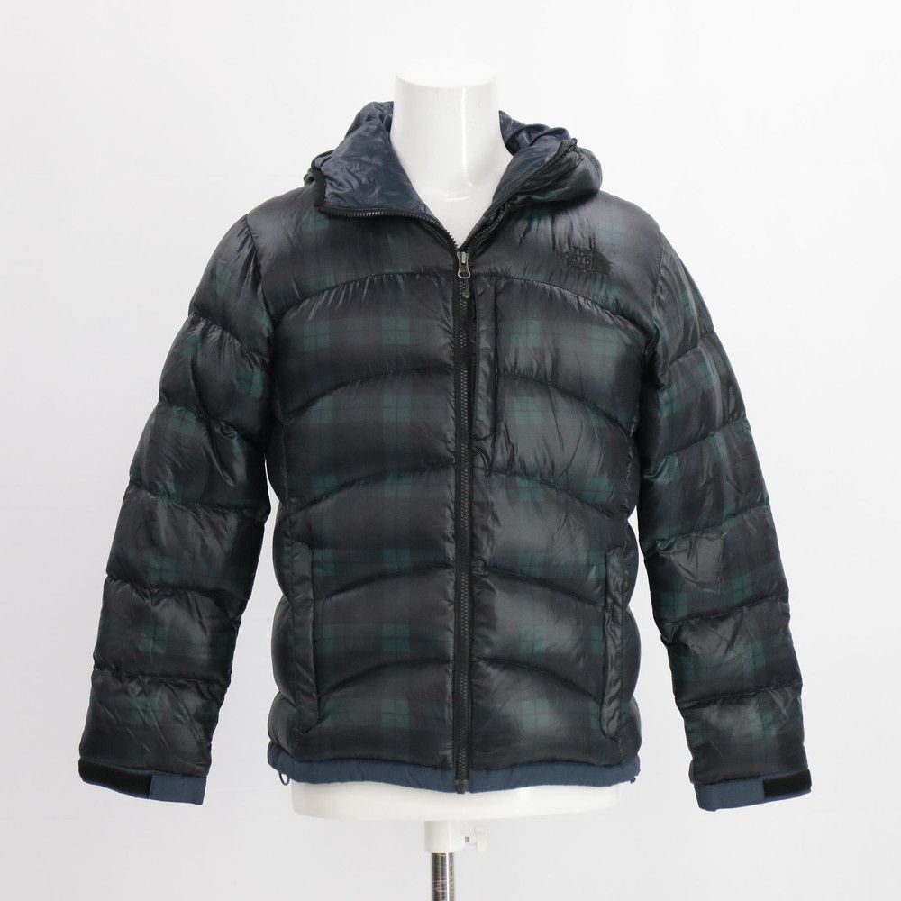 美品 ザ・ノースフェイス チェック ダウン ジャケット アウター コート  