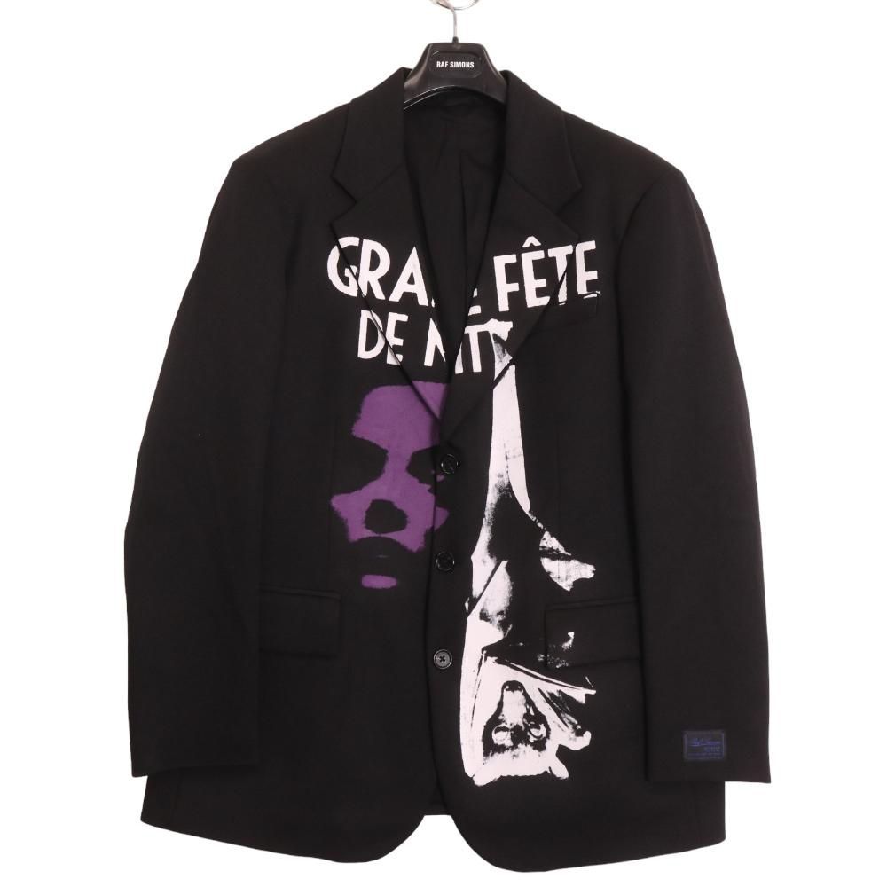 ラフシモンズ 22AW Grand Fete グラフィック プリント テーラード