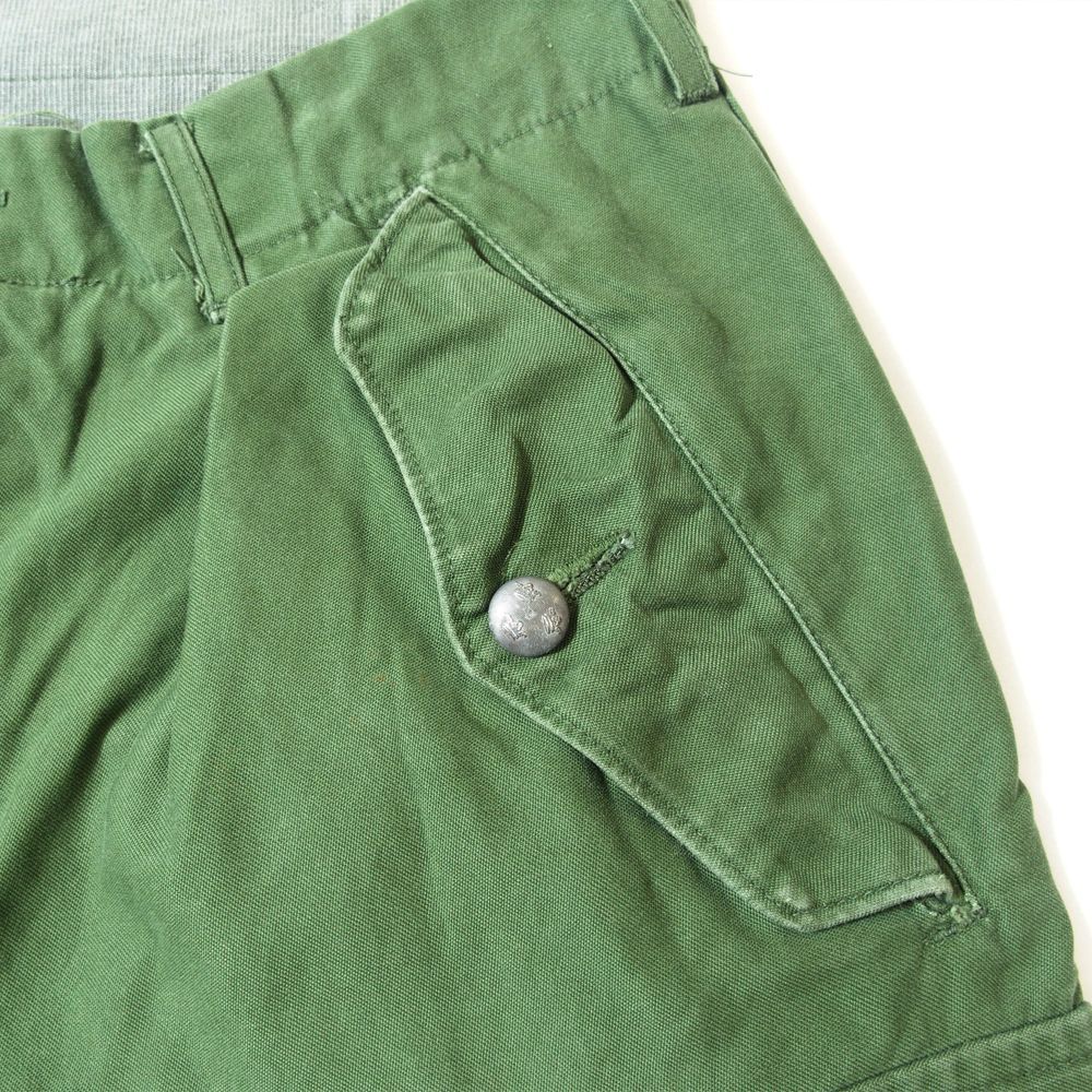 スウェーデン軍 カーゴパンツ ベルト付き ユーロ ミリタリー 軍