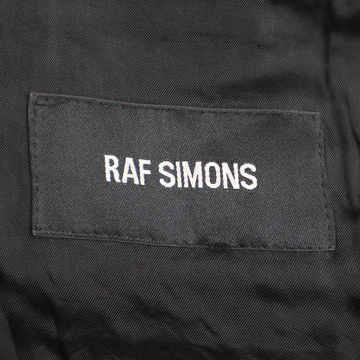 RAF SIMONS ラフシモンズ CLASSIC COAT クラシックロングコート 151-618 ブラック 44