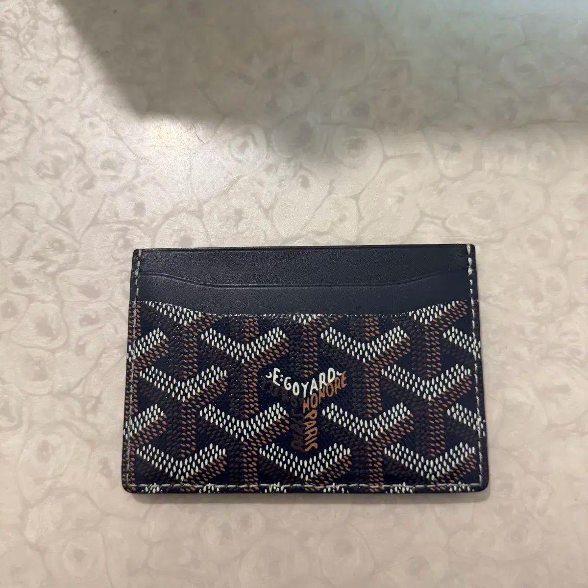 Masion Goyard ゴヤール サン ルイ カードウォレット ネイビー