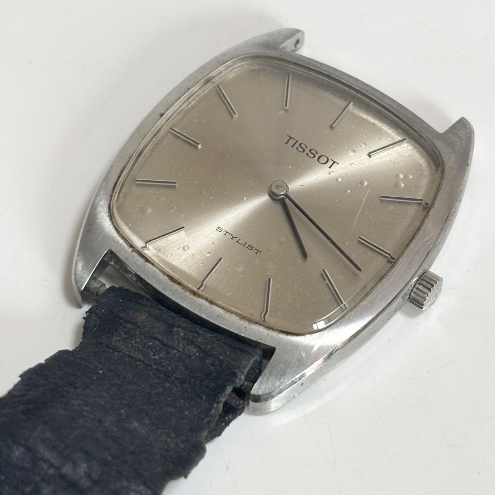 【ジャンク品】ティソ　TISSOT STYLIST 腕時計　メンズ　手巻き ジャンク品】ティソ TISSOT STYLIST 腕時計 メンズ 手巻き