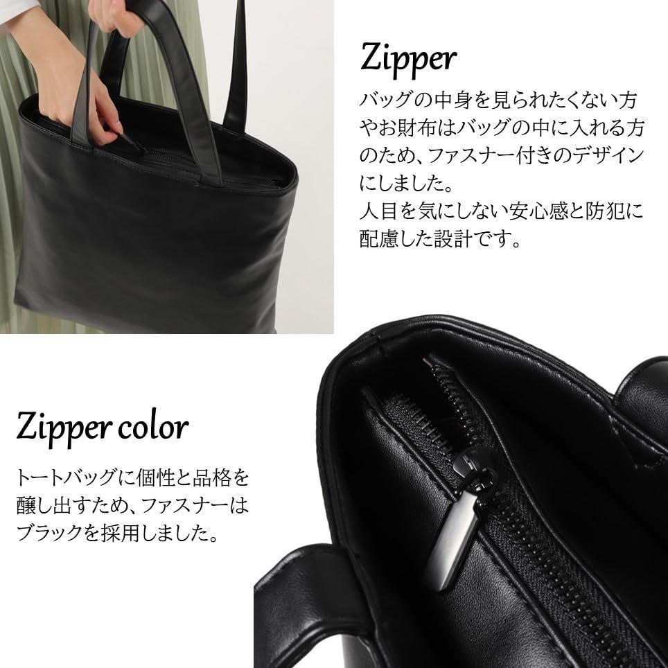 特価商品】小さめ ファスナー付 PUレザー 合皮 肩掛け 縦型