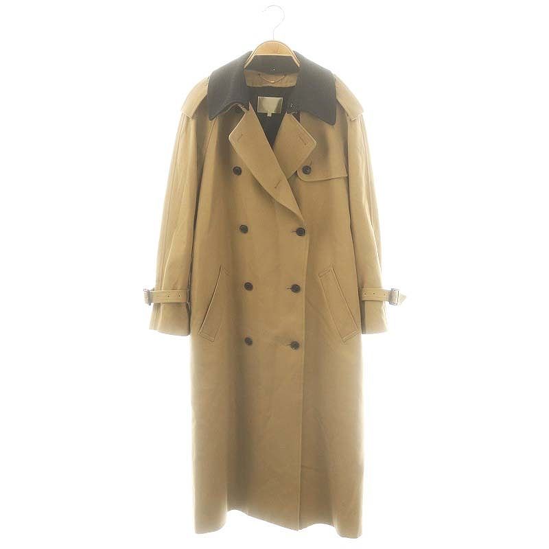ベイジ BEIGE GABARDINE トレンチコート ライナー付き 32 ベージュ 黒 |MI OS