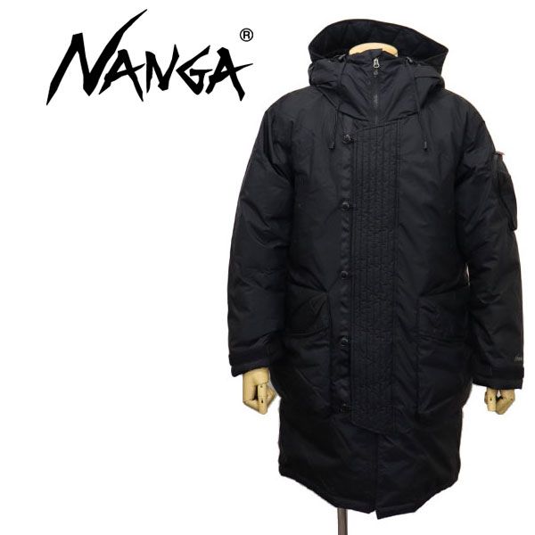 NANGA (ナンガ) ND2341-1C304 AURORA DOWN FIELD HALF COAT メンズ オーロラ ダウン フィールドハーフコート 全2色 N022 BLACK L