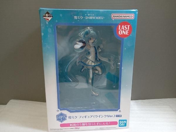 初音ミク　一番くじ　ラストワン 雪ミク　フィギュア　ウインク Ver． 楽天市場】ラストワン賞 雪ミク ウインクVer. フィギュア 一番