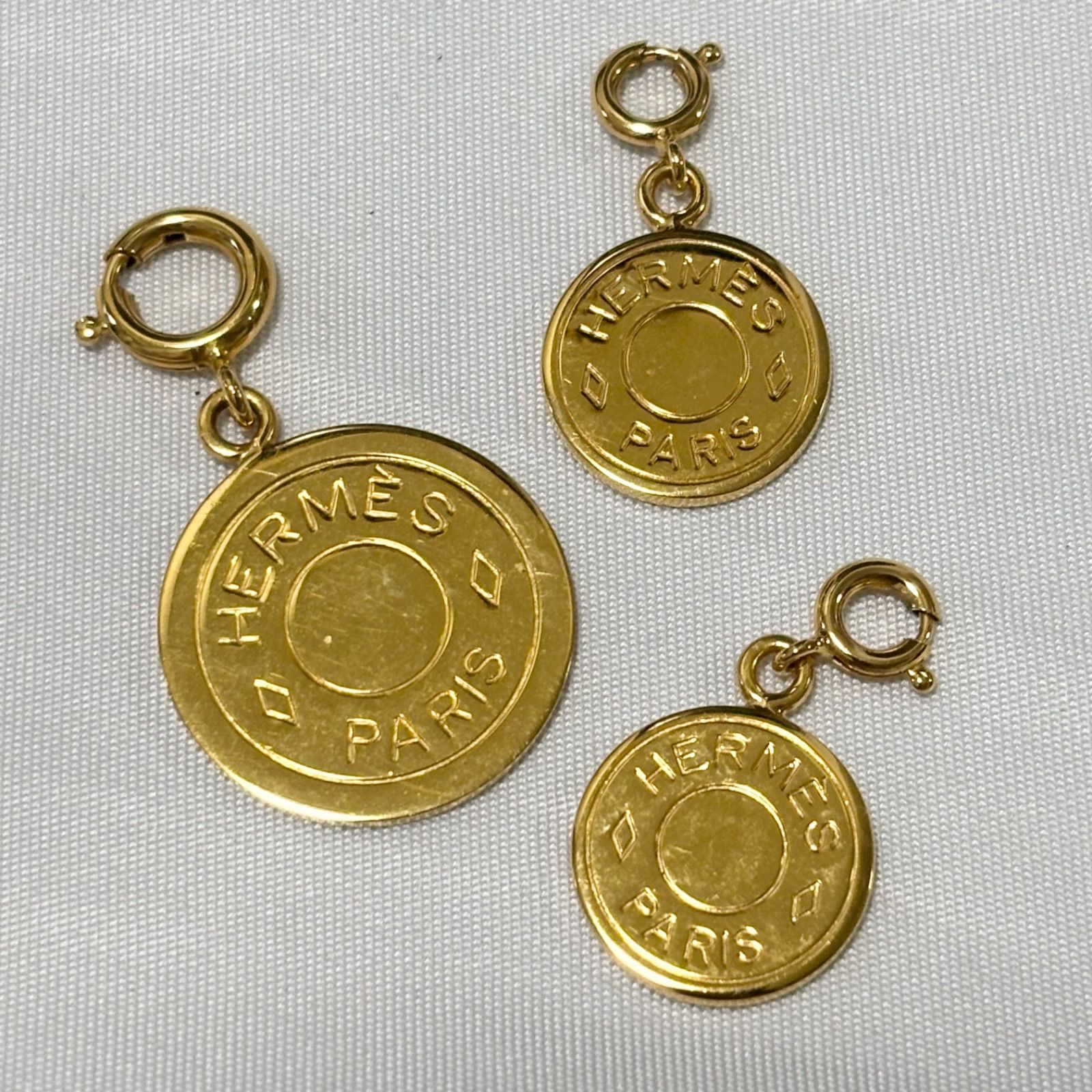 HERMES エルメス セリエ ネックレストップ ペンダントトップ チャームトップ ゴールド 品