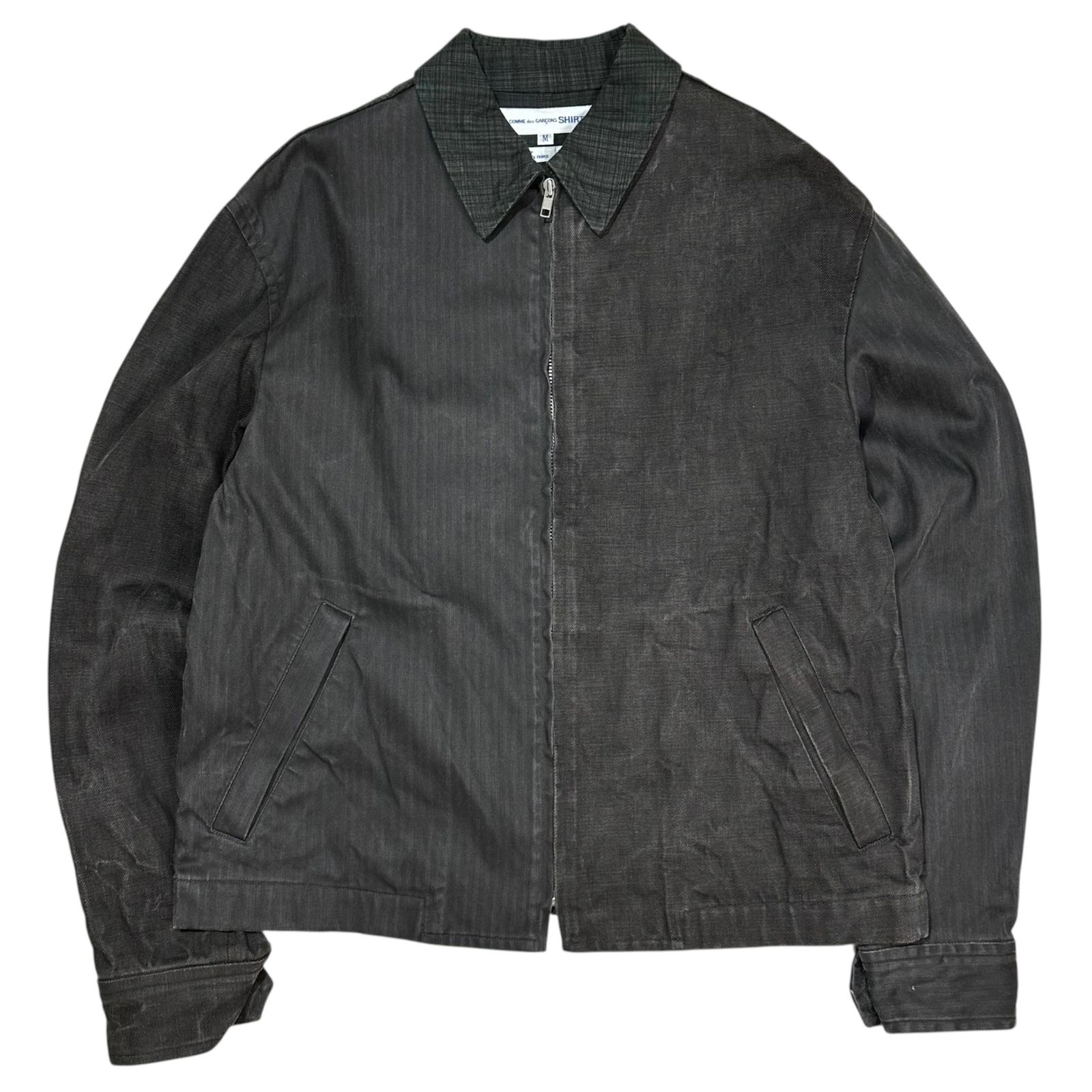 フランス製】COMME des GARÇONS スイングトップブルゾン シャツ フランス製】COMME des GARÇONS スイングトップブルゾン シャツ