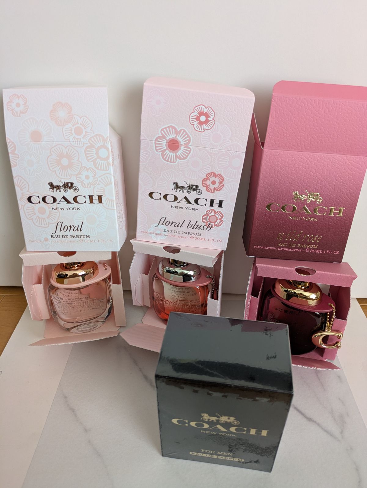 CHANEL COACH 香水 その他 4点まとめ売り 激安！新品未使用 COACH コーチ 香水 オードパルファムまとめ