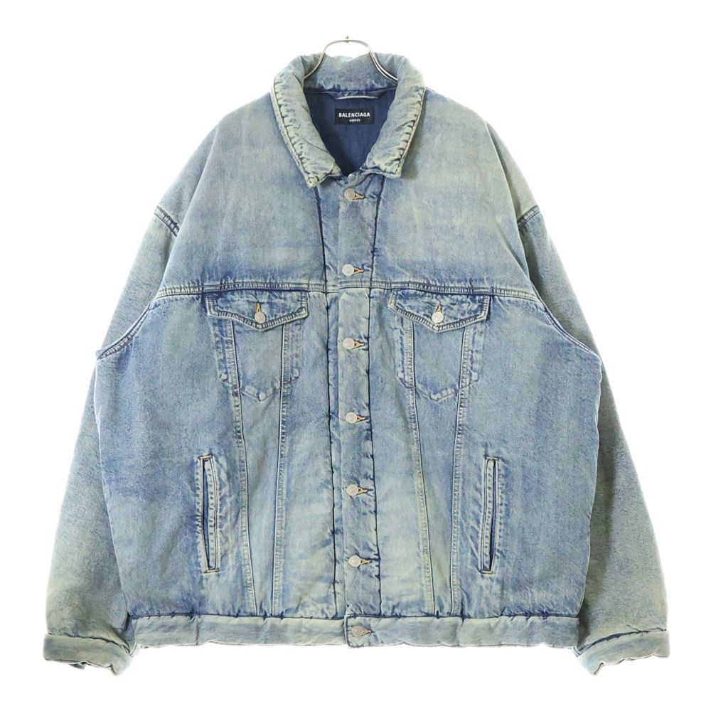 バレンシアガ　オーバーサイズ パデッドデニムジャケット 22AW BALENCIAGA バレンシアガ 22AW オーバーサイズパデッド デニム