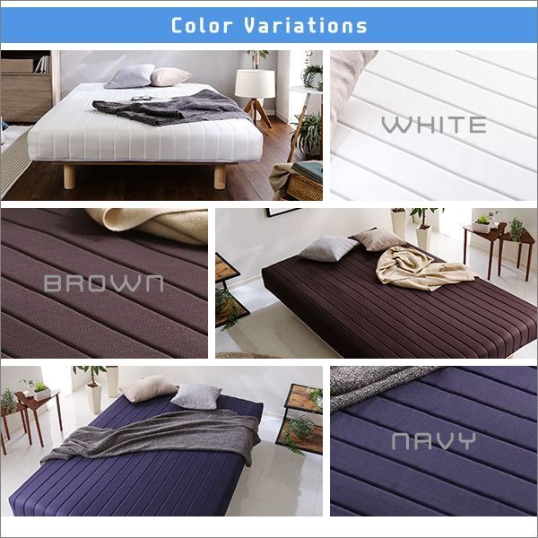 脚付き マットレス ベッド セミダブル 幅約120cm ポケットコイル ブラウン 木製脚付き ロールマットレス 組立簡単 マットレスベッド 脚付きマットレス セミダブルベッド 寝具 代引不可