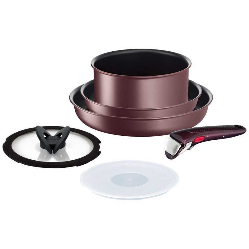 送料無料 ♥ 未開梱 T-fal フライパンセット IHマロンブラウン アンリミテッド セット6 インジニオ ネオ L38593