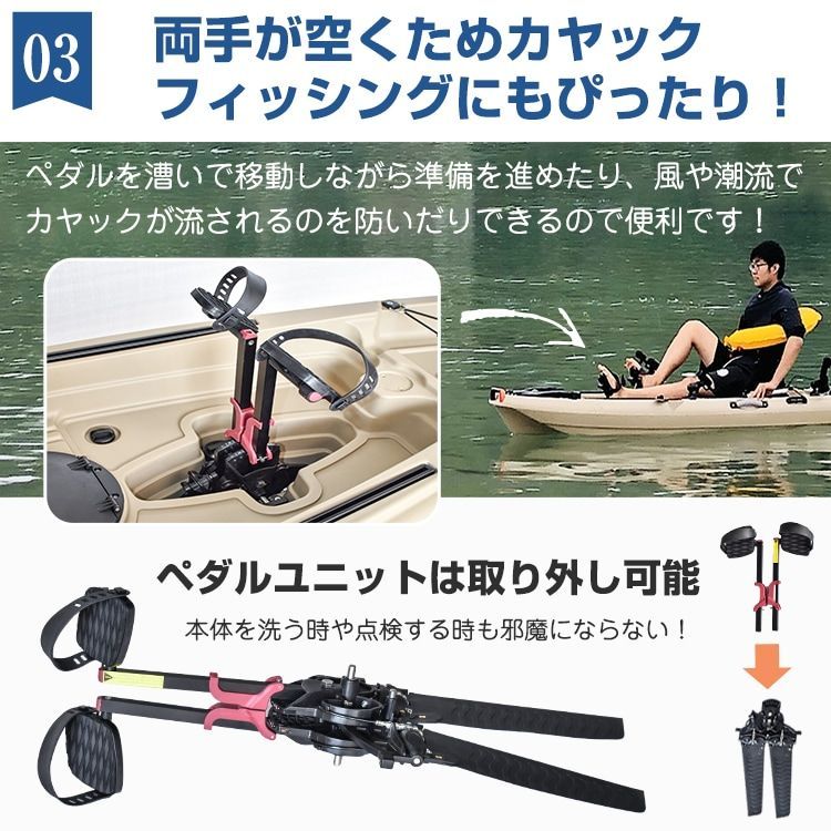 分割式 足漕ぎ