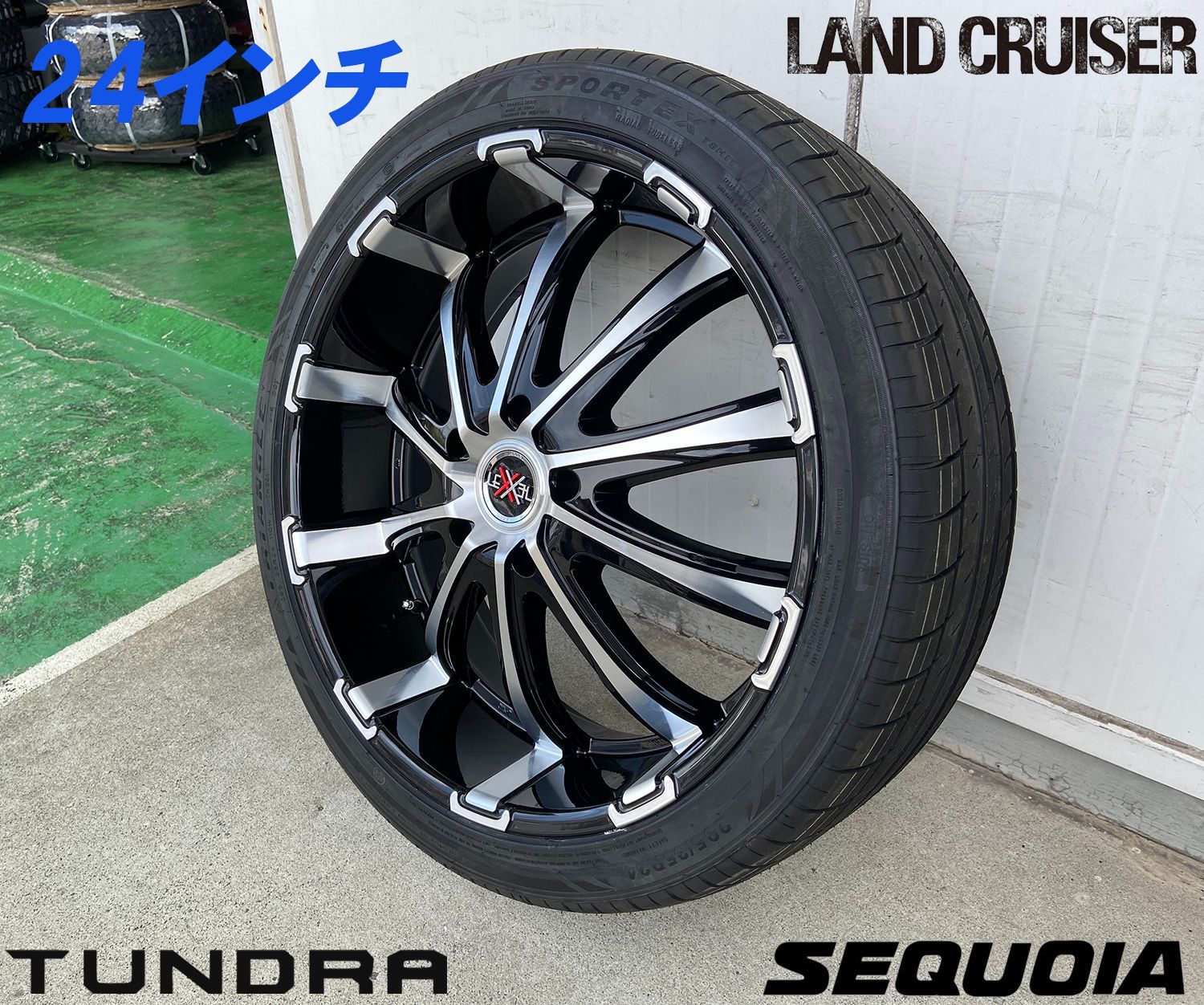 LEXUS LX570 ランクル ランドクルーザー200系/100系 セコイア タンドラ 295/35R24 24インチ 4本セット ランドクルーザー ランクル ランドクルーザー200系,100系,LX570