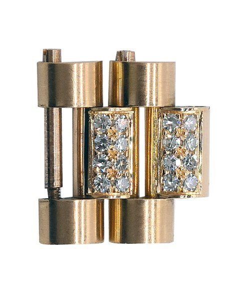 ROLEX ロレックス デイデイト 金無垢 18238 18038 ベルト 純正 コマ パーツ K18YG / アフターダイヤ 4.9g 16mm 3連 プレジデントブレス