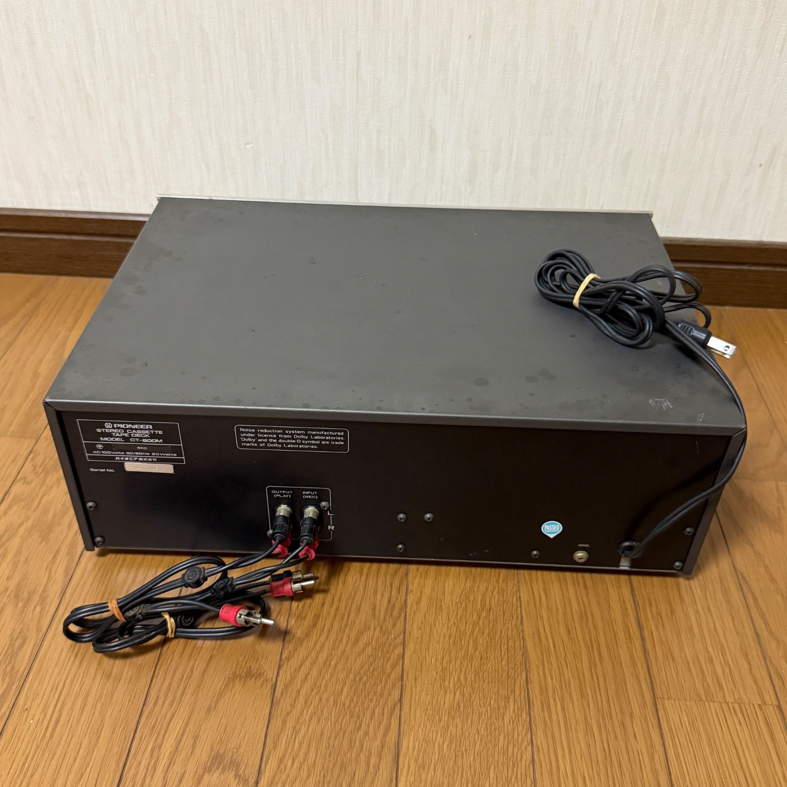 Pioneer パイオニア CT-600M ステレオ カセット テープデッキ