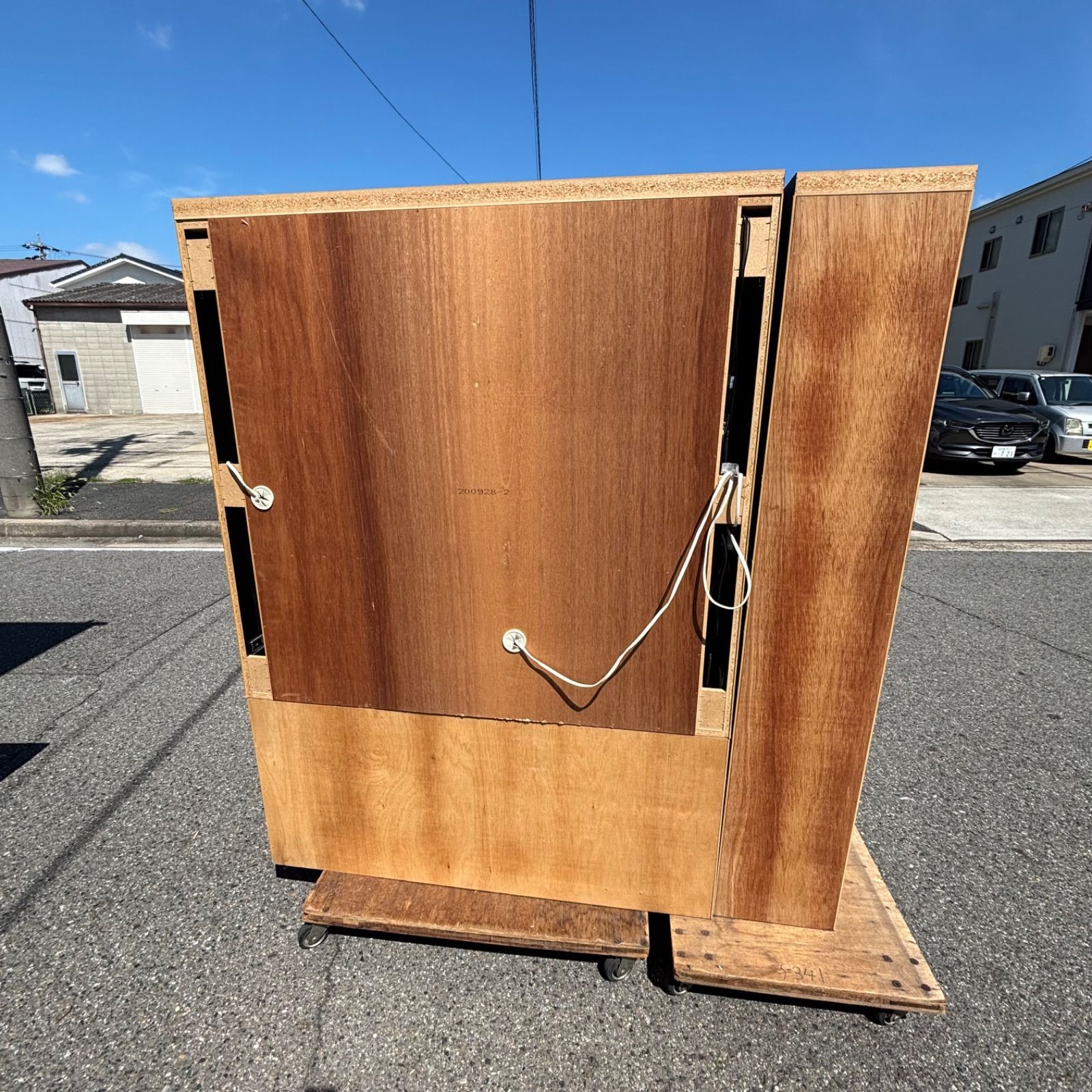 パモウナ/隠せるキッチン収納棚】家電まで隠せるダイニングボード 大型 
