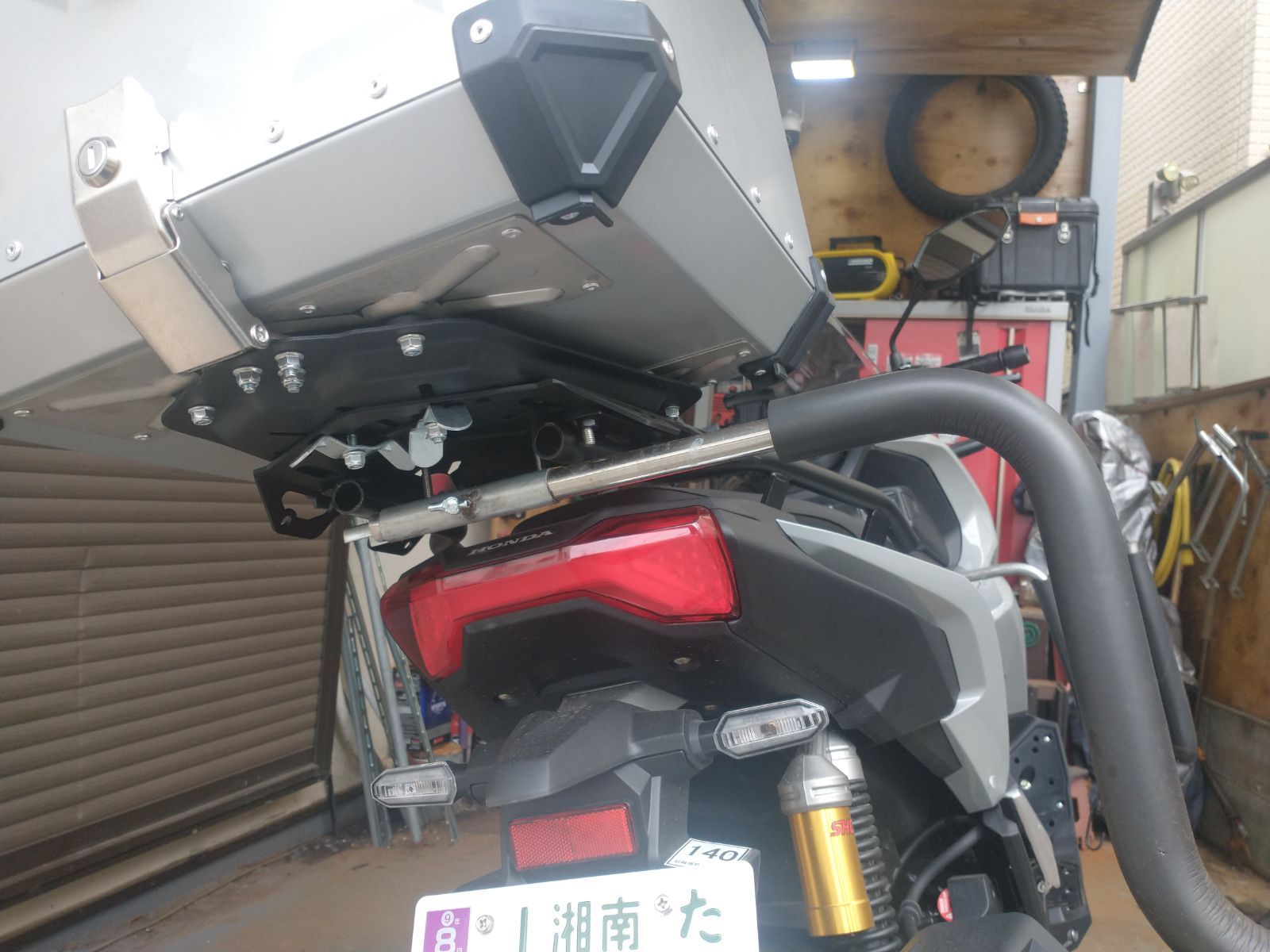 レッツアドレスシグナスFRセット原付二種原付スクーター用サーフボードキャリア リードアドレスシグナススーパーカブDIO原付二種、原付
