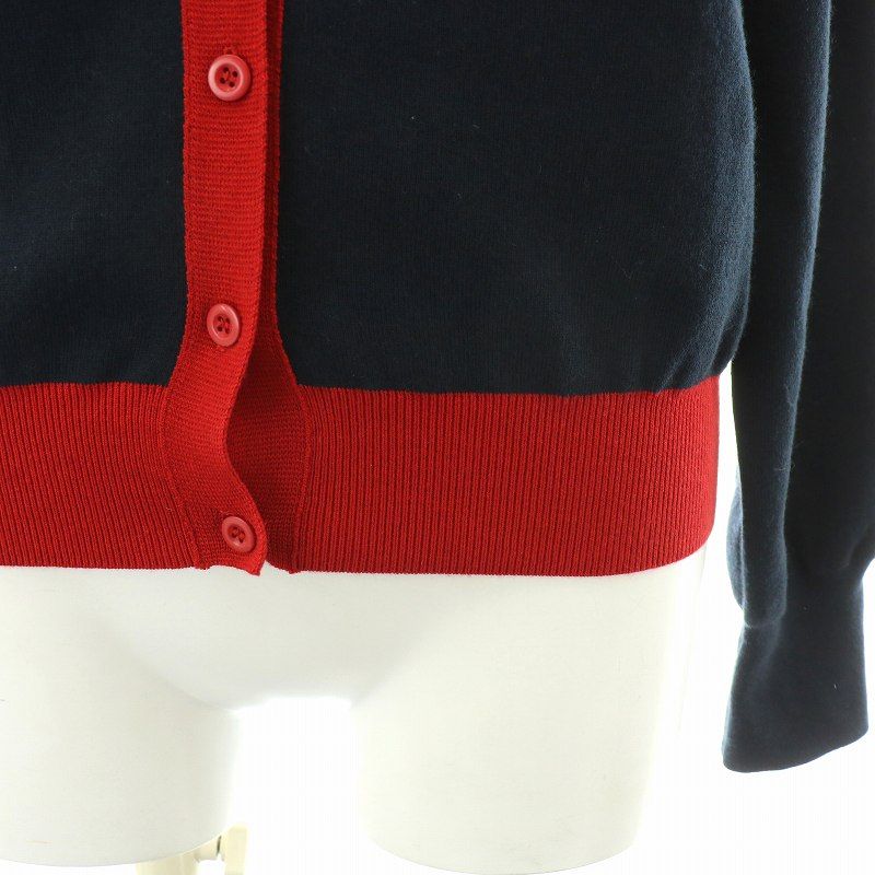 キャバン CABaN トゥモローランド コットンカシミヤバイカラークルー