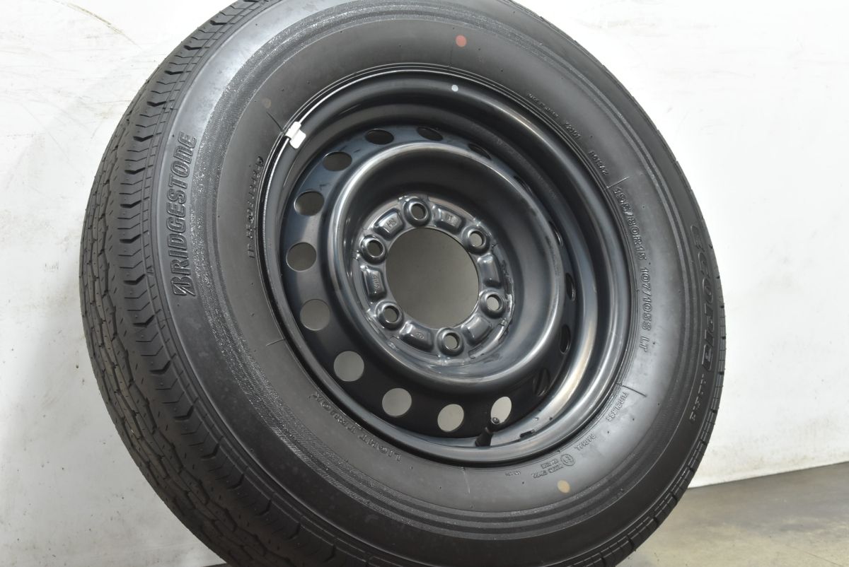 製 新車外し品 トヨタ 200 ハイエース 純正 15in 6J 35 PCD139.7 ブリヂストン エコピア RD613 195 80R15 1本 スペア 交換用