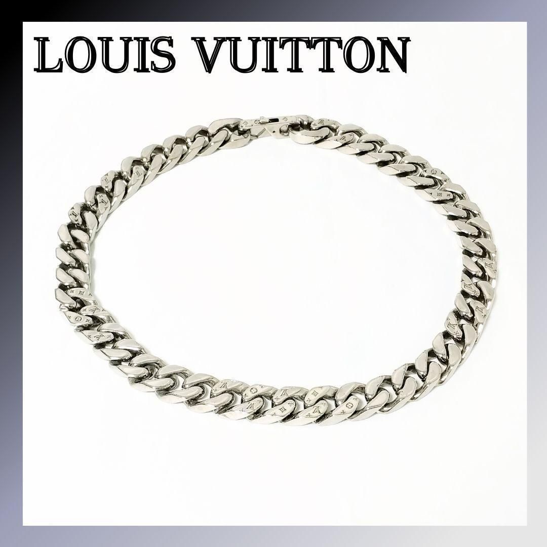 ルイヴィトン ネックレス LV チェーンリンクス メタル シルバー M69987