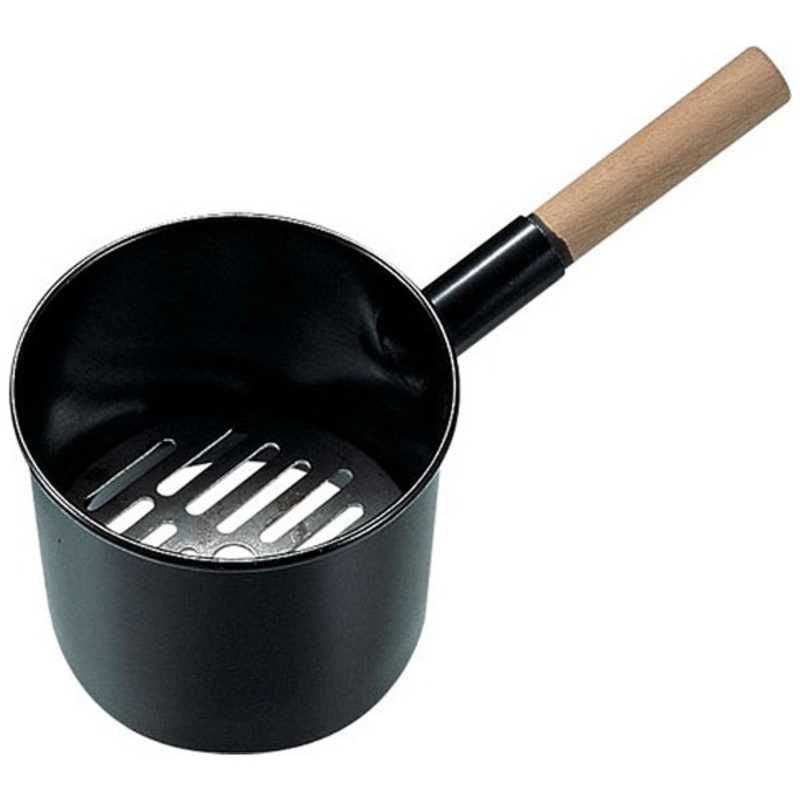 送料無料 ♥ 未開梱 ヒキモト 木柄鉄ジャンボ火起し 鉄目皿付 中 21cm DHO08002
