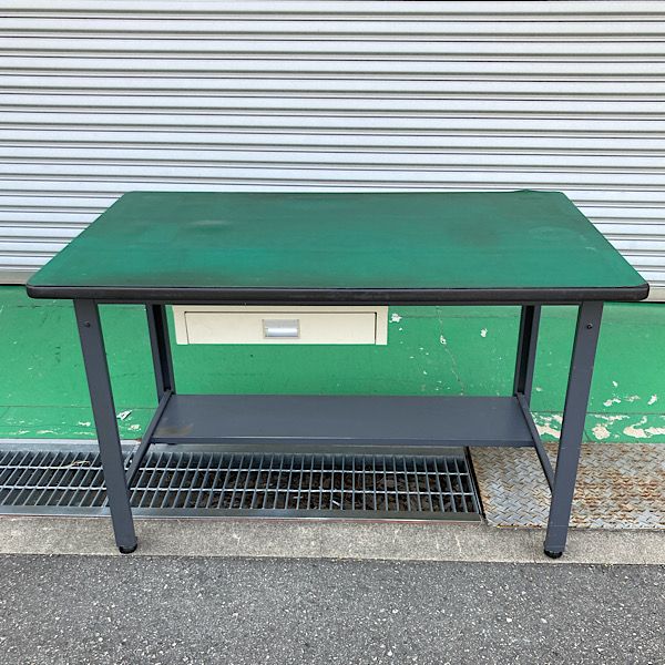 大阪吹田 現状品 TRUSCO|トラスコ 作業台 AEW型 引出し付き 天板1200x750mm ワークテーブル 耐荷重500kg ●96778