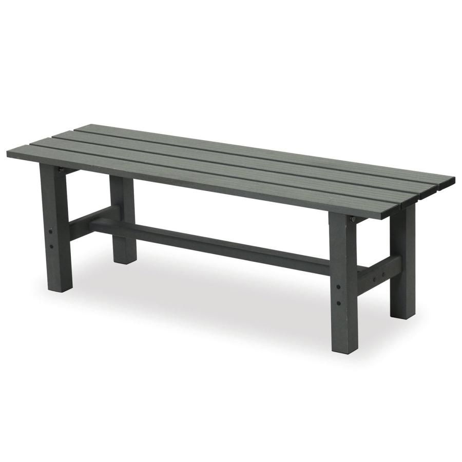 山善 アルミ縁台 幅120×奥行36×高さ40cm ガーデンベンチ ガーデンチェア ベランダ バルコニー 軽量 踏み台 玄関台 お庭 ガーデンマ