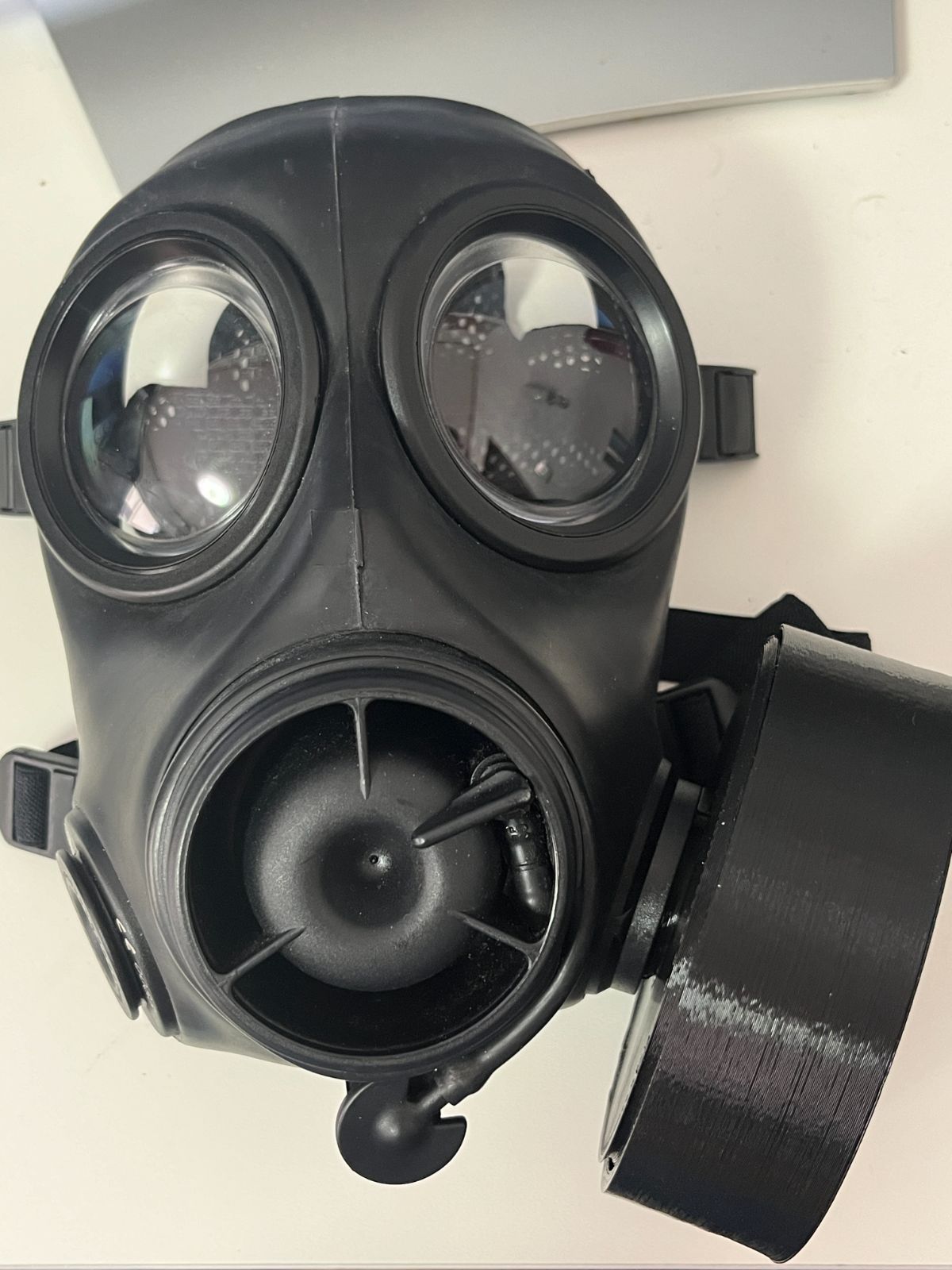 電動ファン付きガスマスクフィルタレプリカ FM12/S10/MFJ08/4A1