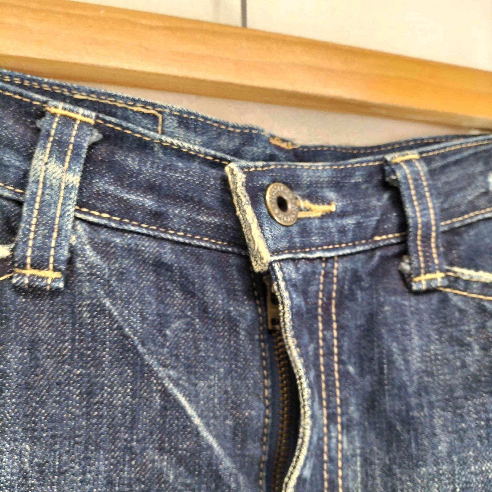 HYSTERICS ダメージデニムスカート