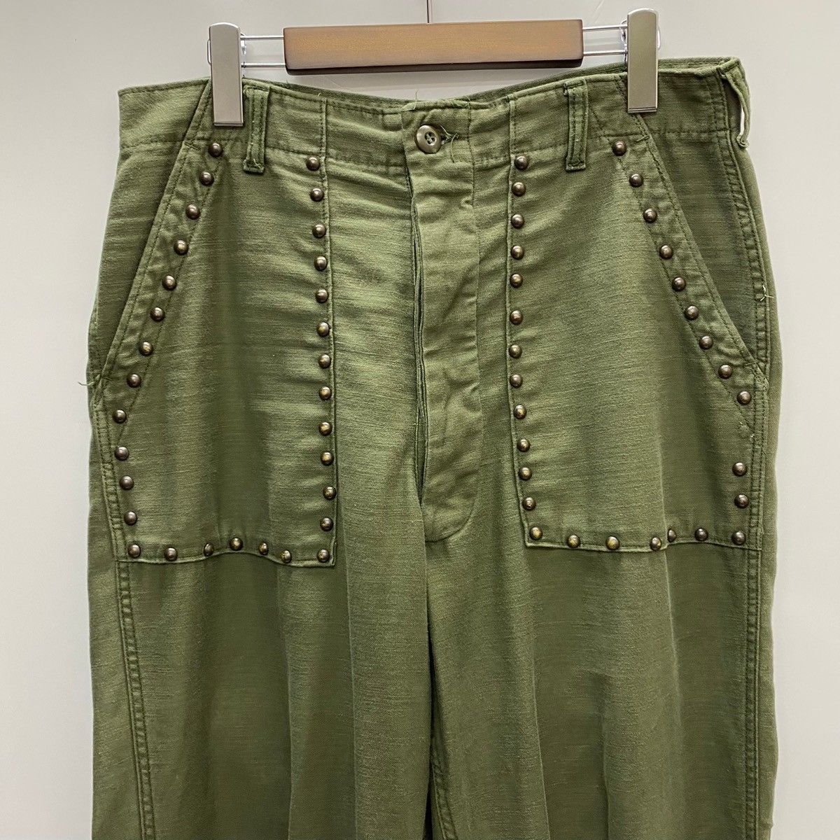 ヴィンテージ 70 s US.ARMY ベイカーパンツ Utility Pants W 33 ボトムスその他 カーキ 201 MB-1111 VB