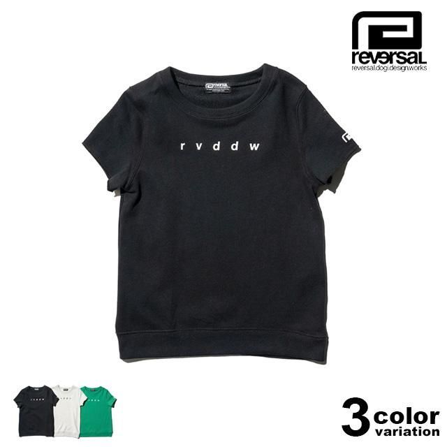 在庫処分 リバーサル reversal 半袖 スウェット トップス 薄手 Tシャツ レディース rvddw ストリート トレーニング ジム 格闘技 rv23ss806