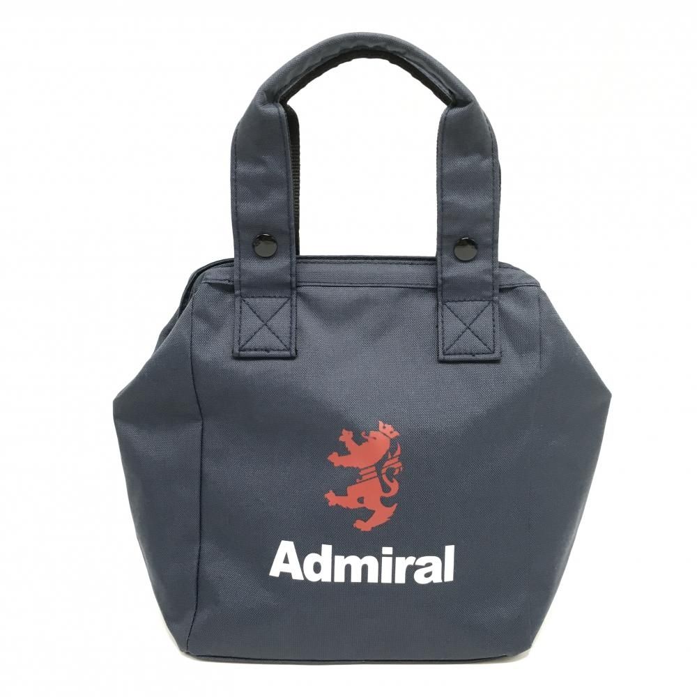 超美品】アドミラル 保冷カートバッグ ネイビー×レッド×白 ロゴ