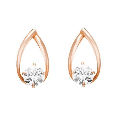 在庫処分 キュービックジルコニア canal4℃ カナルヨンドシー K10ピンクゴールド PG ピアス 151136153117