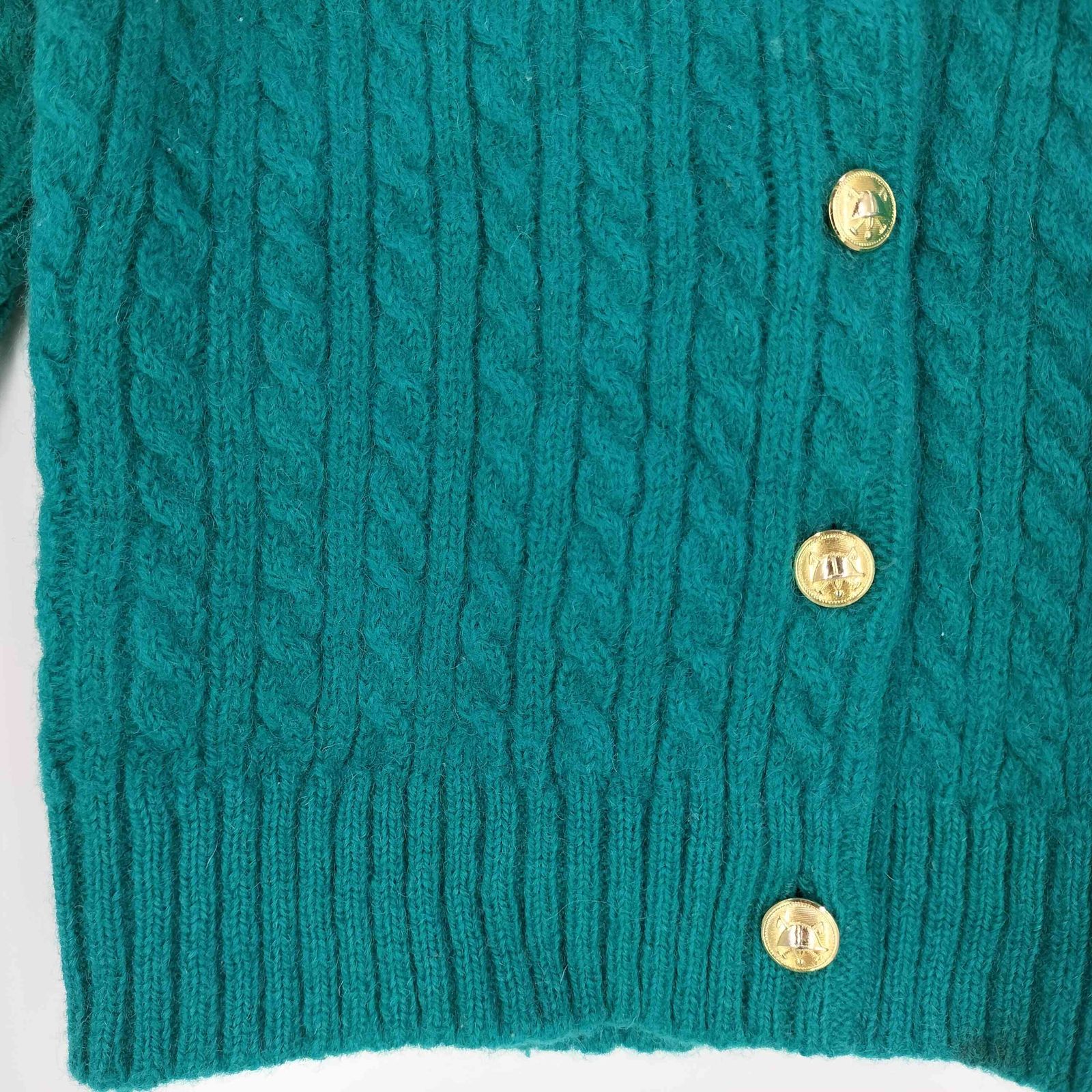 ラルフローレン RALPH LAUREN 80s 金ボタン ケーブルニット