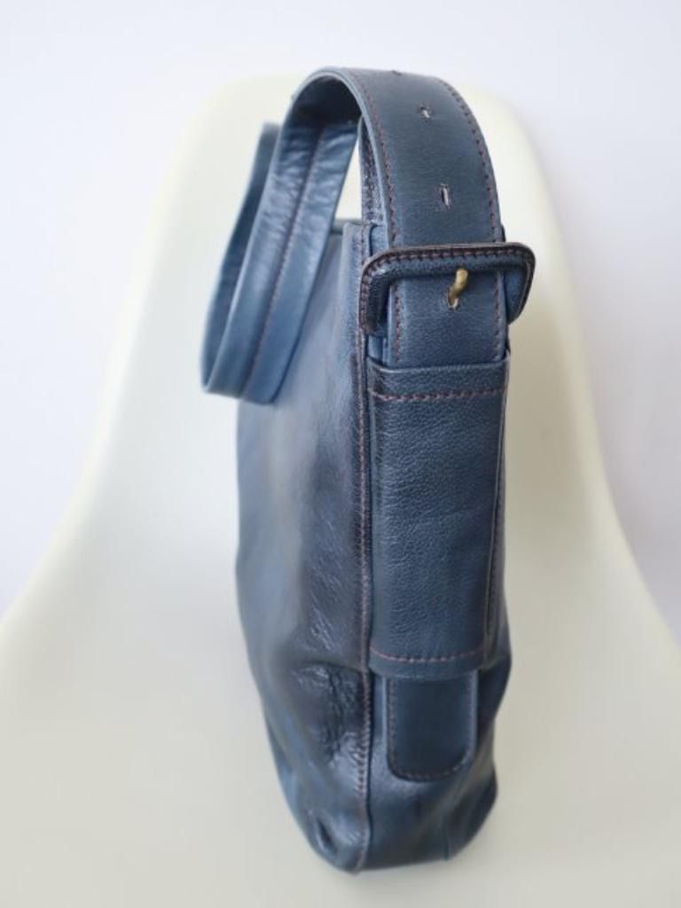 genten ゲンテン ショルダーバッグ 青緑 お出掛け A4サイズ収納可 送料