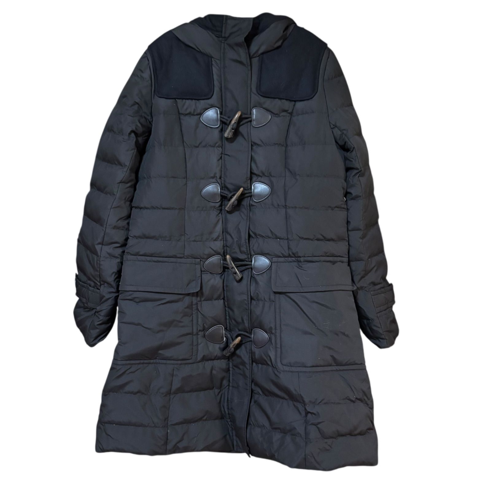 RE243 FILA GOLF フィラゴルフ ダウンコート ダッフルコート ブラック