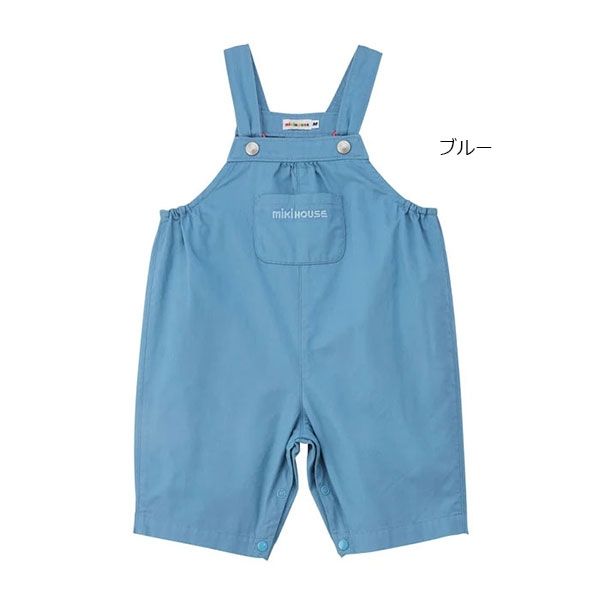 新品、未使用　ミキハウス　オーバーオール 80 mikihouse - ミキハウス オーバーオール 80cm Sサイズの通販 by